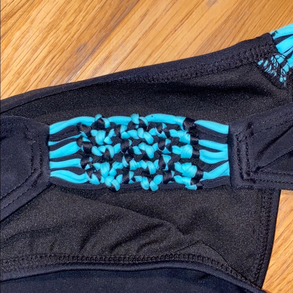 Black and blue bikini bottoms - Picture 3 of 5
